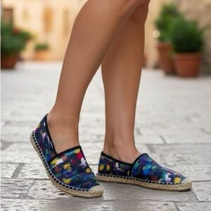 Soludos x Aritzia Multicolor Espadrille Flats Size 8